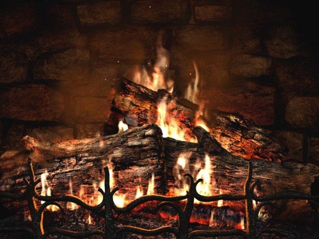 free fireplace 3d burning display