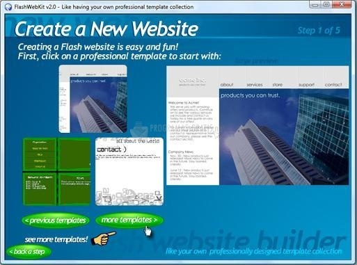 screenshot-Flash Web Kit-1