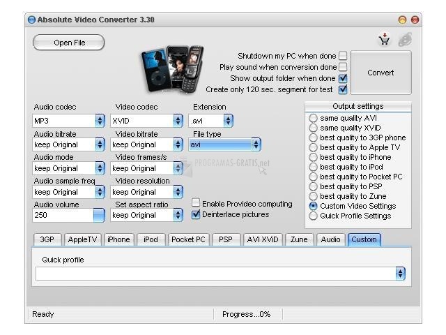 screenshot-FLV Absolute Video Converter-1