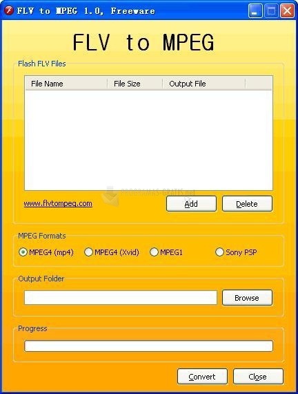 screenshot-FLV to MPEG-1