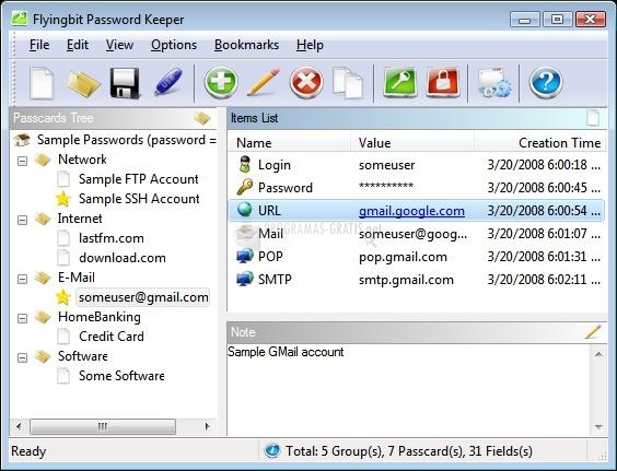 screenshot-FlyingBit Password Keeper-1