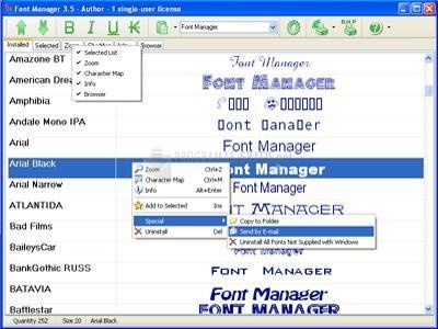 screenshot-Font Manager-1