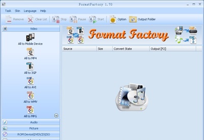 format factory online video converter