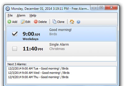 screenshot-Free Alarm Clock-1