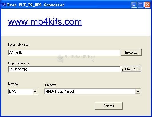 screenshot-Free FLV to MPG Converter-1