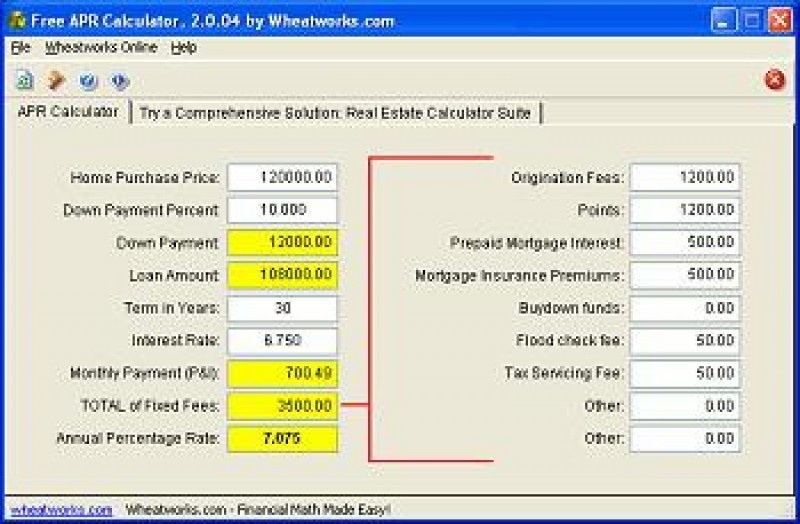 screenshot-Free Mortgage Loan APR Calculator-1