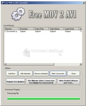 screenshot-Free MOV 2 AVI-1