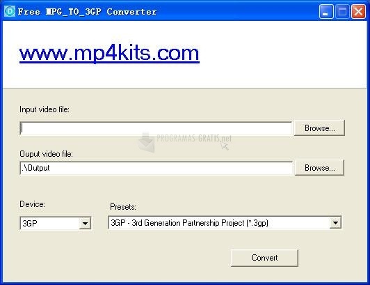 screenshot-Free MPG to 3GP Converter-1