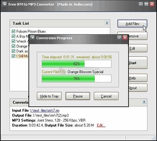 screenshot-Free RM to MP3 Converter-1