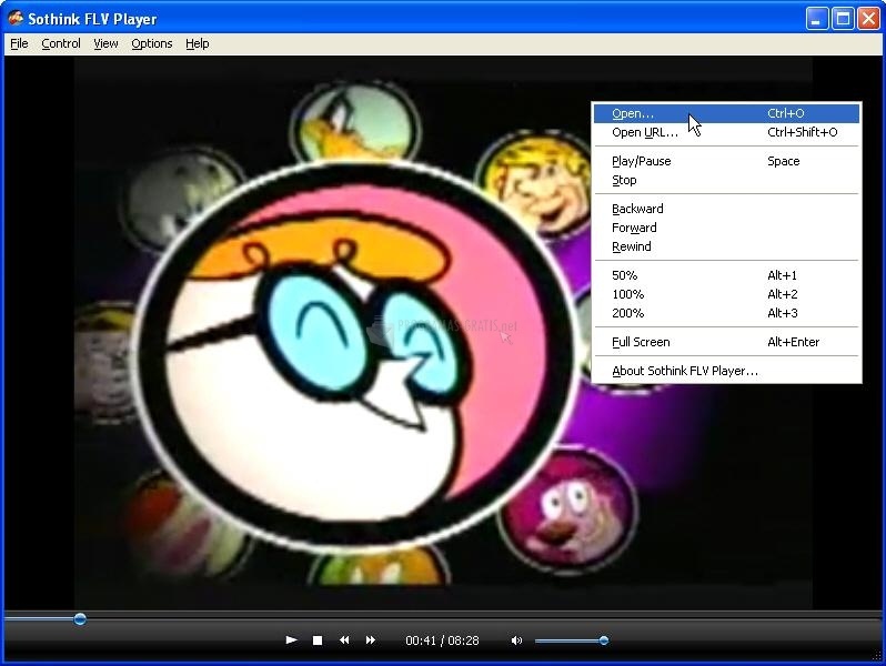 screenshot-Free Sothink FLV Player-1