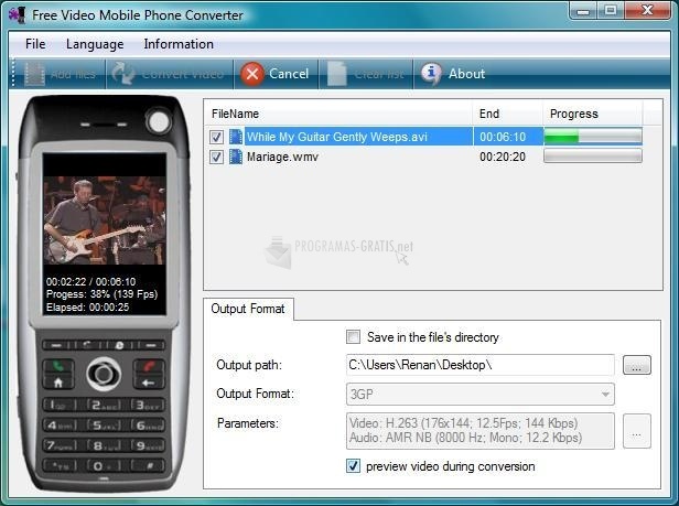screenshot-Free Video Mobile Phone Converter-1