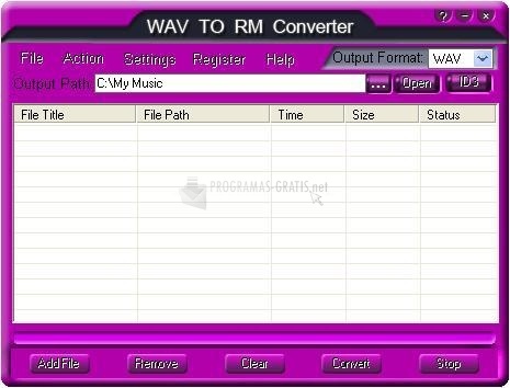 screenshot-Free WAV TO RM Converter-1