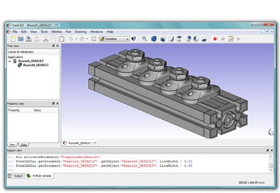 freecad 2d cad software