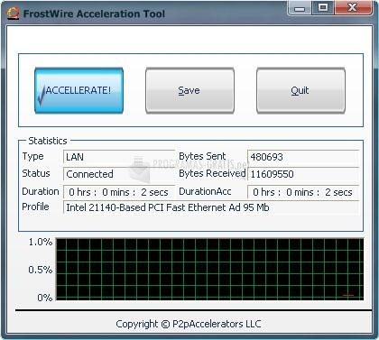 screenshot-FrostWire Acceleration Tool-1