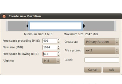 how big is the full install of gparted live usb