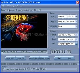 screenshot-GoGo DVD To AVI/VCD/SVCD Ripper-1