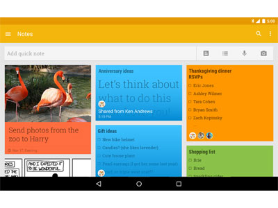 google keep for windows 10 desktop