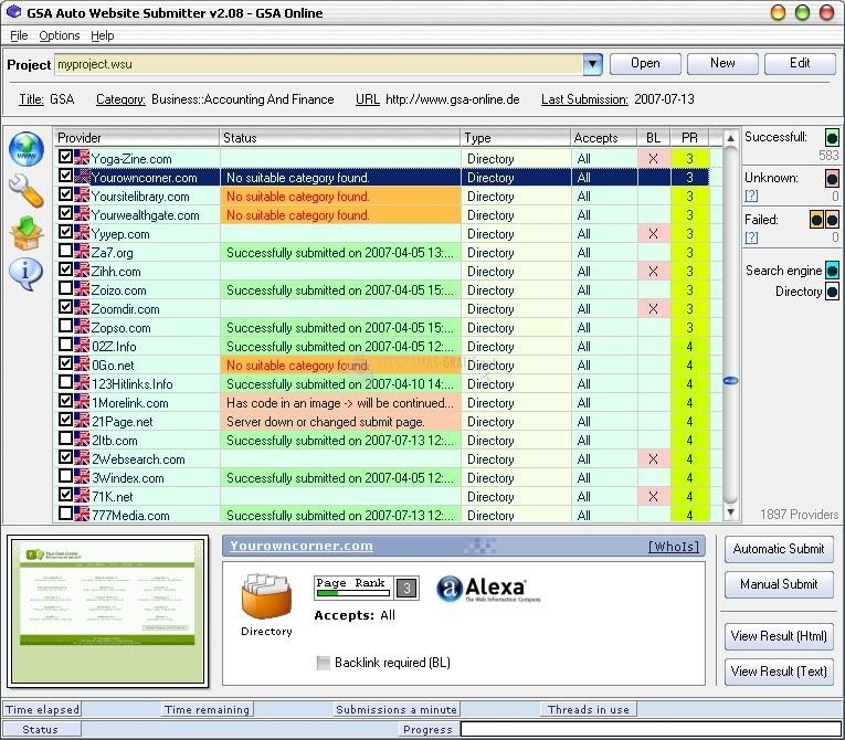 screenshot-GSA Auto Website Submitter-1