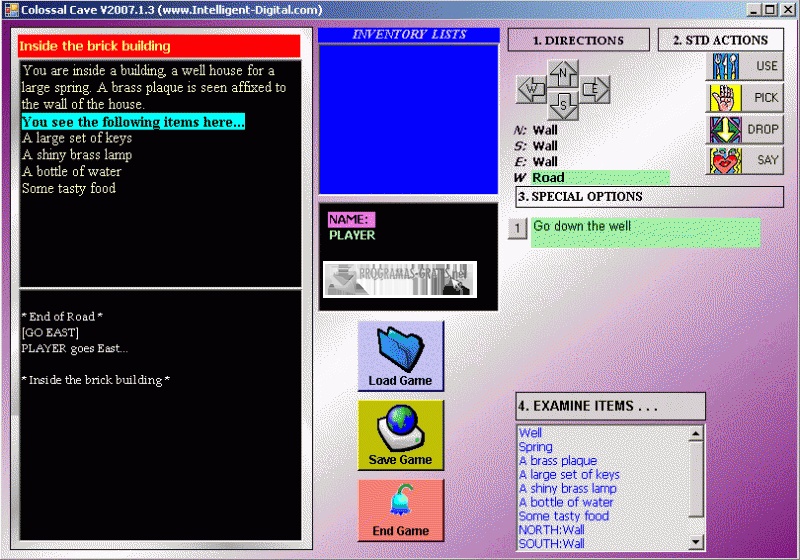 screenshot-GUI Colossal Cave-1