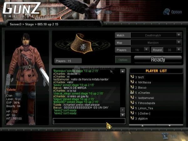 gunz the duel register