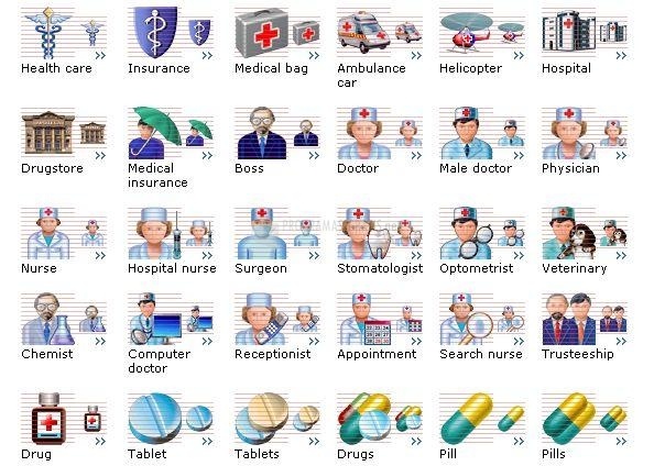 screenshot-Health Care Icons-1