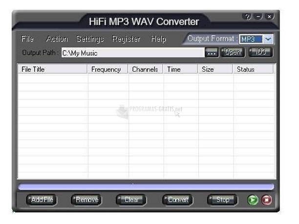 screenshot-HiFi MP3 WAV Converter-1