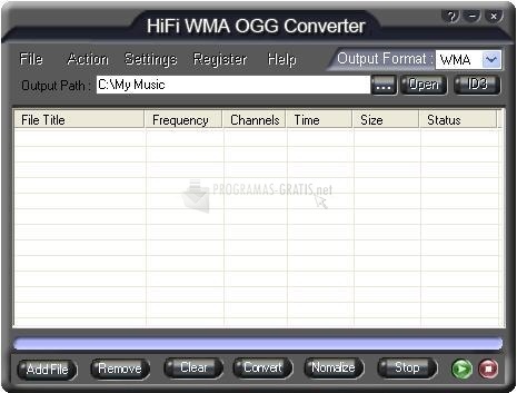 screenshot-HiFi WAV OGG Converter-1