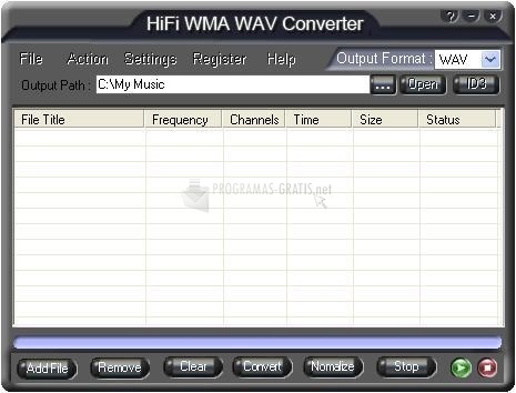 screenshot-HiFi WMA WAV Converter-1