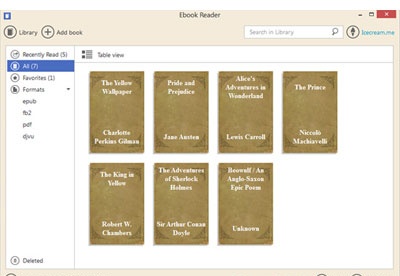 screenshot-IceCream Ebook Reader-1