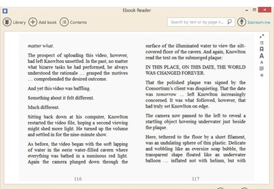 screenshot-IceCream Ebook Reader-2