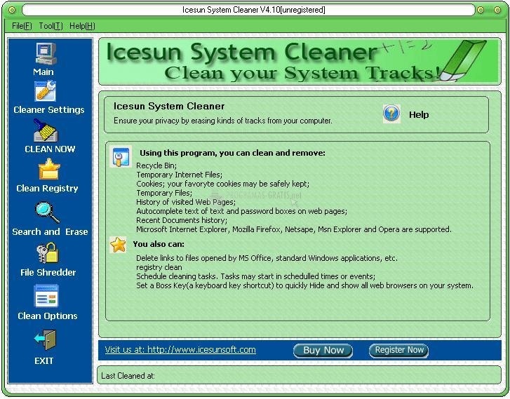screenshot-Icesun System Cleaner-1