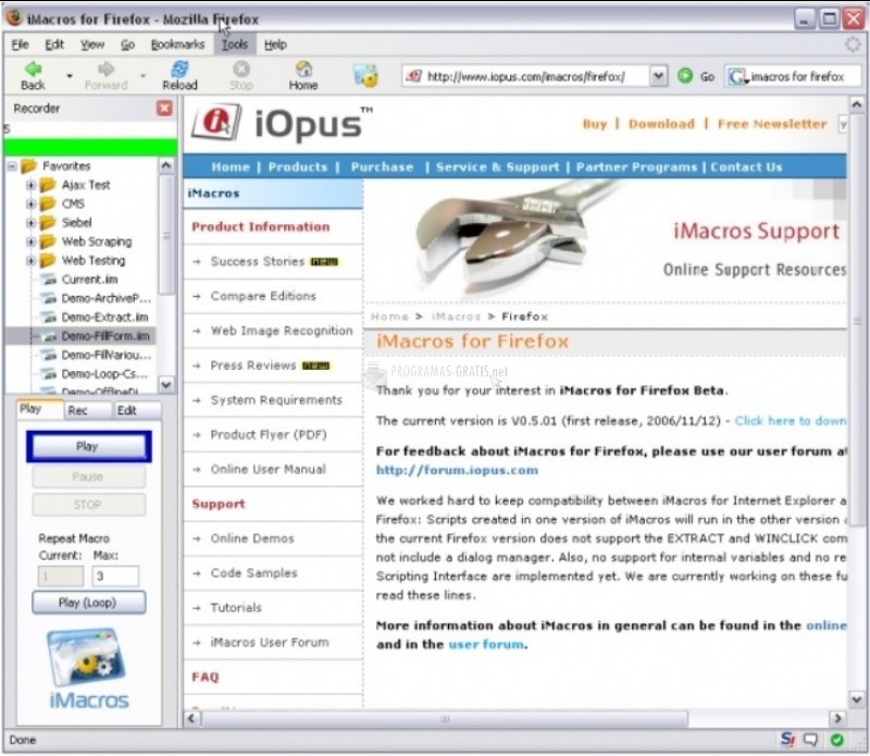 screenshot-iMacros para Firefox-1
