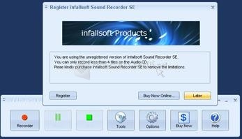 screenshot-Infallsoft Sound Recorder SE-1