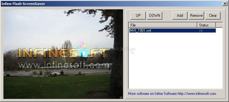 screenshot-Infine Flash Screen Saver-1
