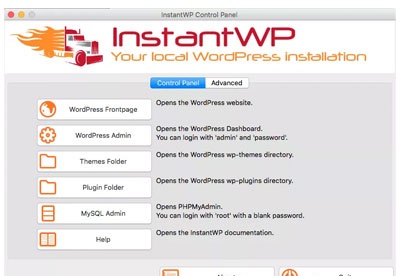 screenshot-Instant WordPress-1