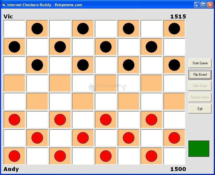 screenshot-Internet Checkers Buddy-1
