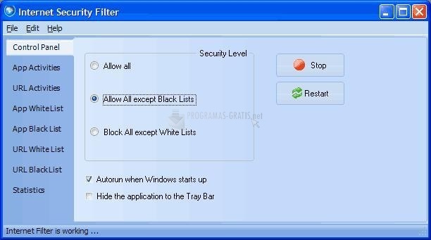 screenshot-Internet Security Filter-1