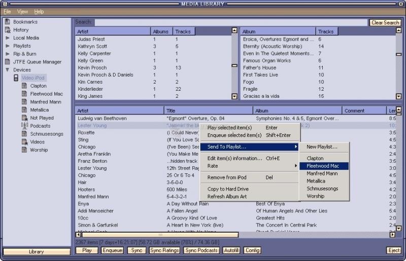 screenshot-iPod Plug-in for Winamp-1