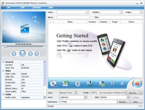 screenshot-Joboshare DVD to Mobile Converter-1