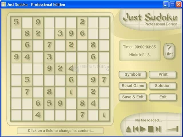 screenshot-Just Sudoku Professional Edition-1