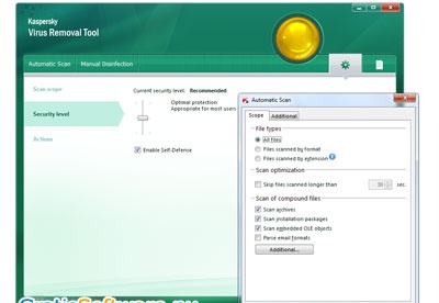 kaspersky virus removal tool windows xp