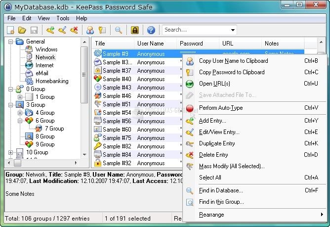 screenshot-KeePass Password Safe Portable-1