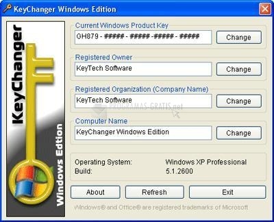 screenshot-KeyChanger Windows-1