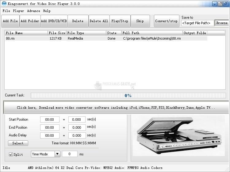screenshot-KingConvert For Video Disc Player-1