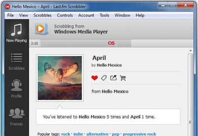 simple lastfm scrobbler now playing no scrobble