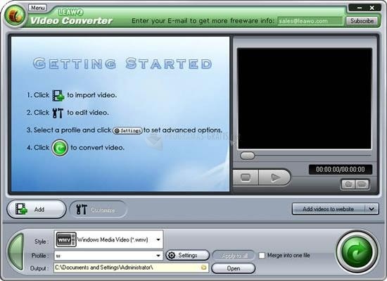 screenshot-Leawo Video Converter-1