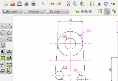 librecad fillet