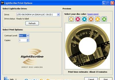 lightscribe system software download