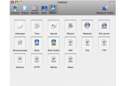 mac el capitan change icons with liteicon