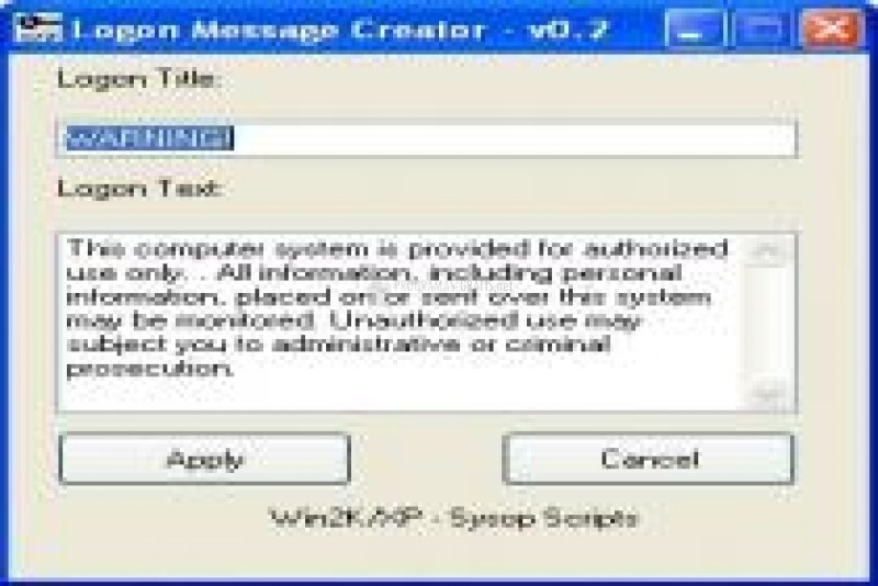 screenshot-Logon Message Creator-1
